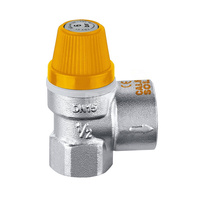 Zawór przelewowy CALEFFI dla instalacji solarnych mosiądz (chromowany) 10 bar GW 1/2'' x 3/4''