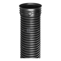 Rura PP karbowane z kielichem SN 8 bez uszczelki MCEM 160 x 6000