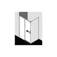 Kermi Drz. przesuw. Nica D2L 1830x 2000 1790-1815 SWS SR Opaco Clean