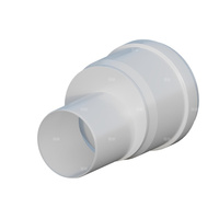 PP złączka redukcyjna mimośrodowa  DN160/200mm z uszczelką [EPDM]