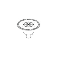 TECEdrainpoint S - odplyw pionowy z kolnierzem uniwersal