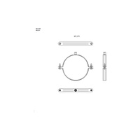 Obejma mocująca NICZUK EXPERT UPZ 269-279 mm 273BK