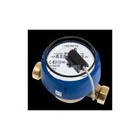 Wodomierz jednostrumieniowy suchobieżny z nadajnikiem impulsów REED SIMPLE, typu GSD8-R DN 15 Q3=1,6 m3/h R100/50, Tmax: 90st.C, L=110 mm