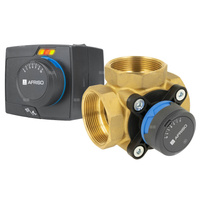 Zawór obrotowy trójdrogowy AFRISO ARV 387 Vario ProClick, mieszający, Siłownik elektryczny ARM 343, DN 50