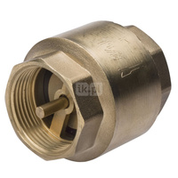 Zawór zwrotny FERRO z mosiężnym elementem zamykającym 1'' GW PN 16 max. 100'C