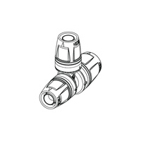 Trójnik TECE logo redukcja 90' PPSU 32 mm x 20 mm x 32 mm (końcówka wtykowa x końcówka wtykowa x końcówka wtykowa)