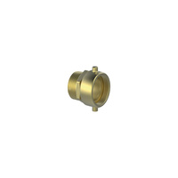 P.POŻ. ADAPTER PRZEJŚCIOWY OTWARTY Z GWINTEM ZEWNĘTRZNYM ZACZEP TYPU "PIN LUG", MOSIĄDZ 1 1/2'' NPT GZ x 1 1/2'' NST GW