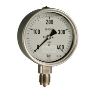 Manometr z rurką Bourdona AFRISO RF wstrząsoodporny 0/40 bar G1/4B aksjalne fi 63 mm, kl. 1.6%