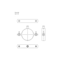 Obejma masywna DN 5 (133-140mm) DN5