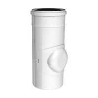 Rura fi80/125mm z otworem wyczystkowym biała