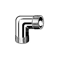 Kolano 90' VIEGA 3091 jednoczęściowy, brąz / brąz, 3/4'' (gz x gz)