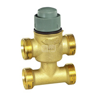 Zawór 3-drogowy z obejściem, GZ, DN15, G1/2" Kvs=0,25, skok 6,5 mm