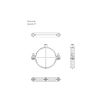 Obejma mocująca tryskaczowa NICZUK DN 115-124 mm 120-PP