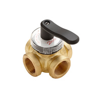 Zawór regulacyjny 3-drożny DANFOSS mosiądz (stan surowy) GW metryczny, 25 mm, max. 110'C, max. 2bar, ze sterowaniem elektrycznym