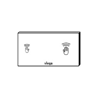 Przycisk uruchamiający sensitive Visign for Care tworzywo sztuczne, nr wzoru 8352.21 płytka maskująca: tworzywo szt. biały alpejski