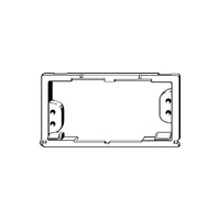 Płyta mocująca VIEGA 818016 (akcesorium) do podwieszanej miski WC tworzywo sztuczne