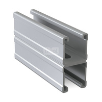 Szyna montażowa podwójna NICZUK NSDMFH, gr. 2.5 mm, dł. 6000 mm, stal nierdzewna (pasywacja)