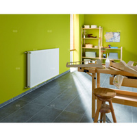 Grzejnik płytowy typ 11 KERMI Profil-K, z osłonami wym. 750 x 800 mm, kolor biały, moc 948 W