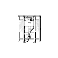 Stelaż podtynkowy do WC VIEGA 88749, 1120 x 910 x 120 mm, regulowana wysokość, ze spłuczką