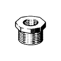 Złączka VIEGA 3241 redukcja jednoczęściowy, brąz / brąz, 2'' x 1 1/4'' (gz x gw), (głębokość: 15 mm)