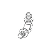 Kolano 90' TECE flex, brąz, 63 mm (zz x zz)