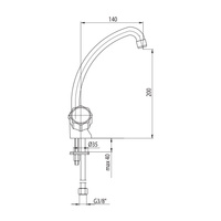 CLASS Bateria umywalkowa stojąca