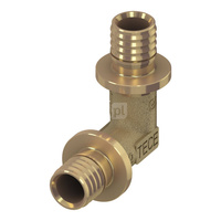 Kolano 90' TECE flex, mosiądz, 14 mm (zz x zz)