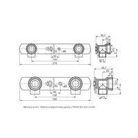 5119 O15xG1/2x100 PN16 Łączniki instalacyjne O15xG1/2 końcówki do kapilarnego lutowania miękkiego EN 1254-1, EN 1254-4