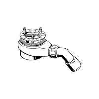 Tempoplex-odpływ jednostka funkcyjna wysokość zabudowy 60 mm nr wzoru 6963.1 DN: 40/50 H: 60 do płytkich brodzików z otworem odpływowym fi 90