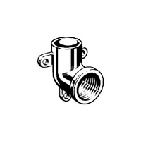 Kolano ze złączką naścienną 90' VIEGA 94471G jednoczęściowy, brąz / brąz, 1'' x 28 mm (gw x gw)