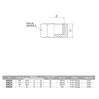 Zaślepka mosiądz VALVEX Twist 1'' GW