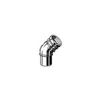 Łuk 45' VIEGA 22261LF, brąz / brąz, 108 mm (kw x mz)