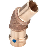 Łuk 45' VIEGA 22261LF, brąz / brąz, 54 mm (mz x kw)