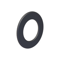 Rozeta maskująca Okrągły JEREMIAS FERRO1422 stal, średnica wewnętrzna 250 mm, kolor czarny