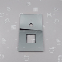 Rozeta z uszczelkami do zestawu podtynkowego LOGON CHROM