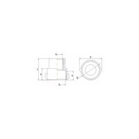 Mufa UNIPAK, 1/2'' x 3/8'' (GW x GZ)