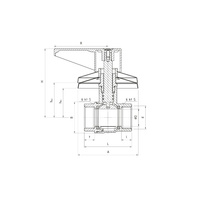 428CH Kurek wodny podtynkowy 3/4"