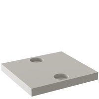 Płytka ślizgowa PEHD 90x100x15mm DN80 PEHD90