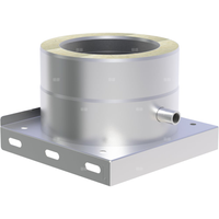 Płyta fundamentowa z odpływem skroplin w bok