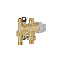 Regulowany termostatyczny zawór mieszający do zastosowania w punkcie poboru