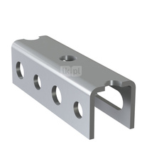 Szyna montażowa NICZUK SZU, gr. 3 mm, dł. 2000 mm, stal nierdzewna (ocynk galwaniczny)