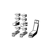 Zestaw wyposażeniowy, tworzywo sztuczne / czarny do odpływów prysznicowych VIEGA 496794