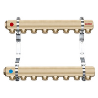 Rozdzielacz 1" 8-drogowy z nyplami