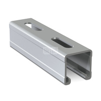 Szyna montażowa NICZUK NSZMF, gr. 1.5 mm, dł. 2000 mm, stal nierdzewna (pasywacja)