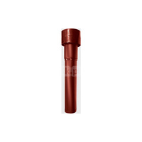 PRZEJŚCIE DACHOWE IZOLOWANE DN125 L 1159MM CZERWONE
