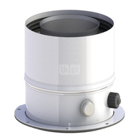 Złaczka kotła z króćcem Unical MF Verticale fi60/100, z uszczelką