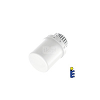 Zestaw do grzejników dolnozasilanych: głowica termostatyczna Thera-6 T3019 + zawór podwójny Verafix VK z funkcją odwodnienia, kątowy, 1/2", V2471EY15A