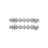 Kermi x-net rozdzielacz IFH FI-15 do 15 obwodów, długość 1350 mm