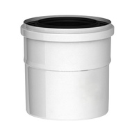 Złączka krócca kotła fi80/125mm biała