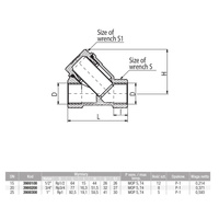 Filtr do gazu śrut V-GAS 3/4